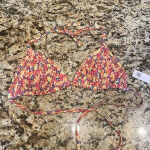 Only Navy NWT Smocked bathing suit top